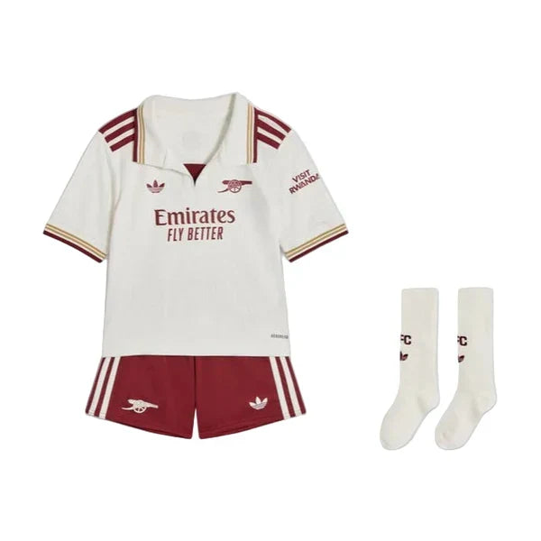 Troisième tenue de football pour enfants d’Arsenal 2025/26