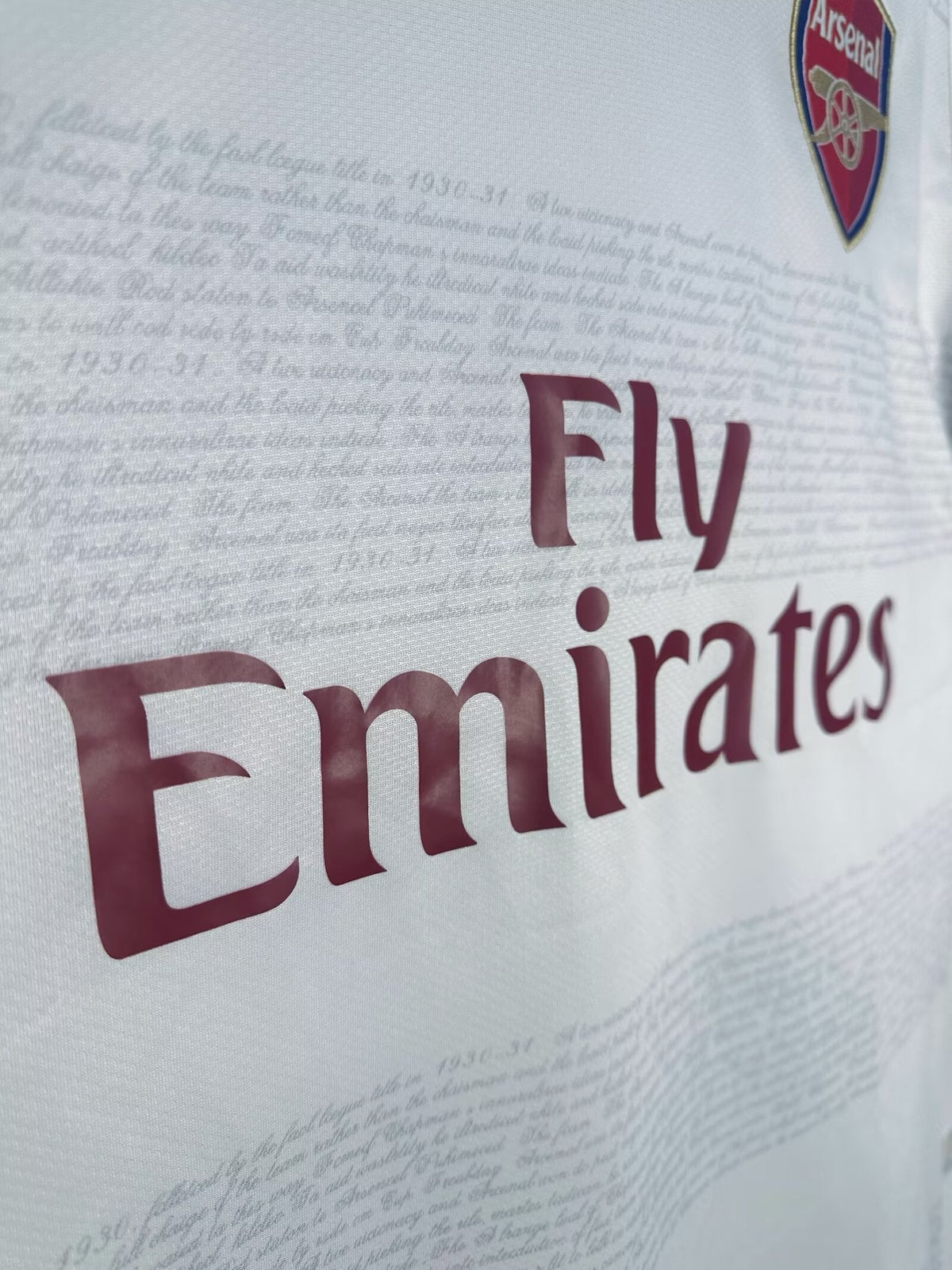 Maglia away dell'Arsenal - 2007-2008: Edizione Chapman