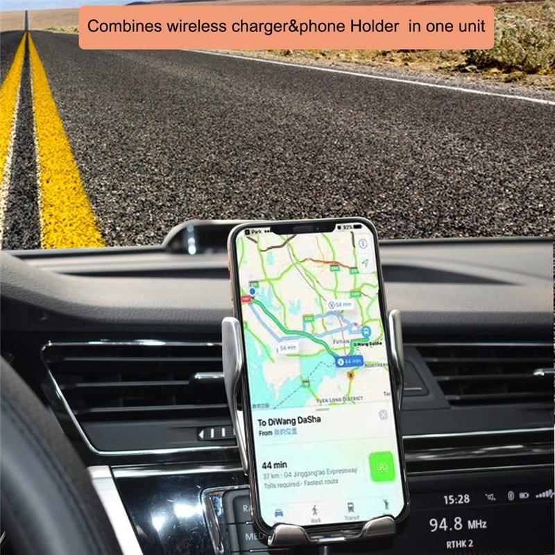 Auto-Clamping Car Phone Charger