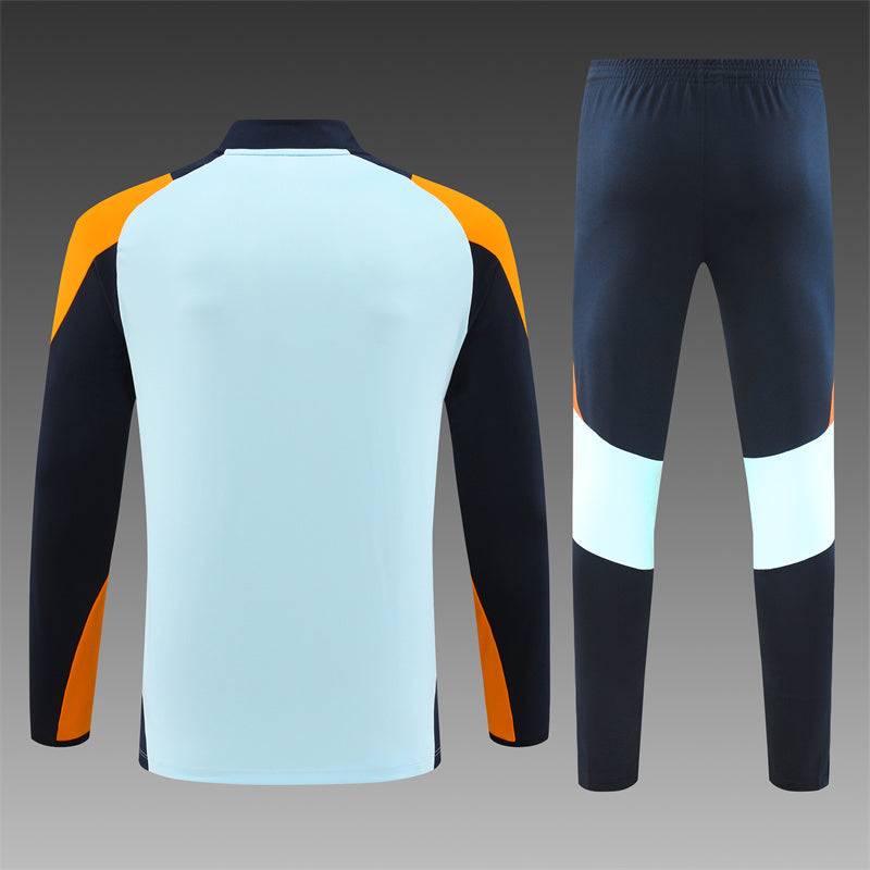 Real Madrid-trainingspak - Wit/oranje (kinderen)
