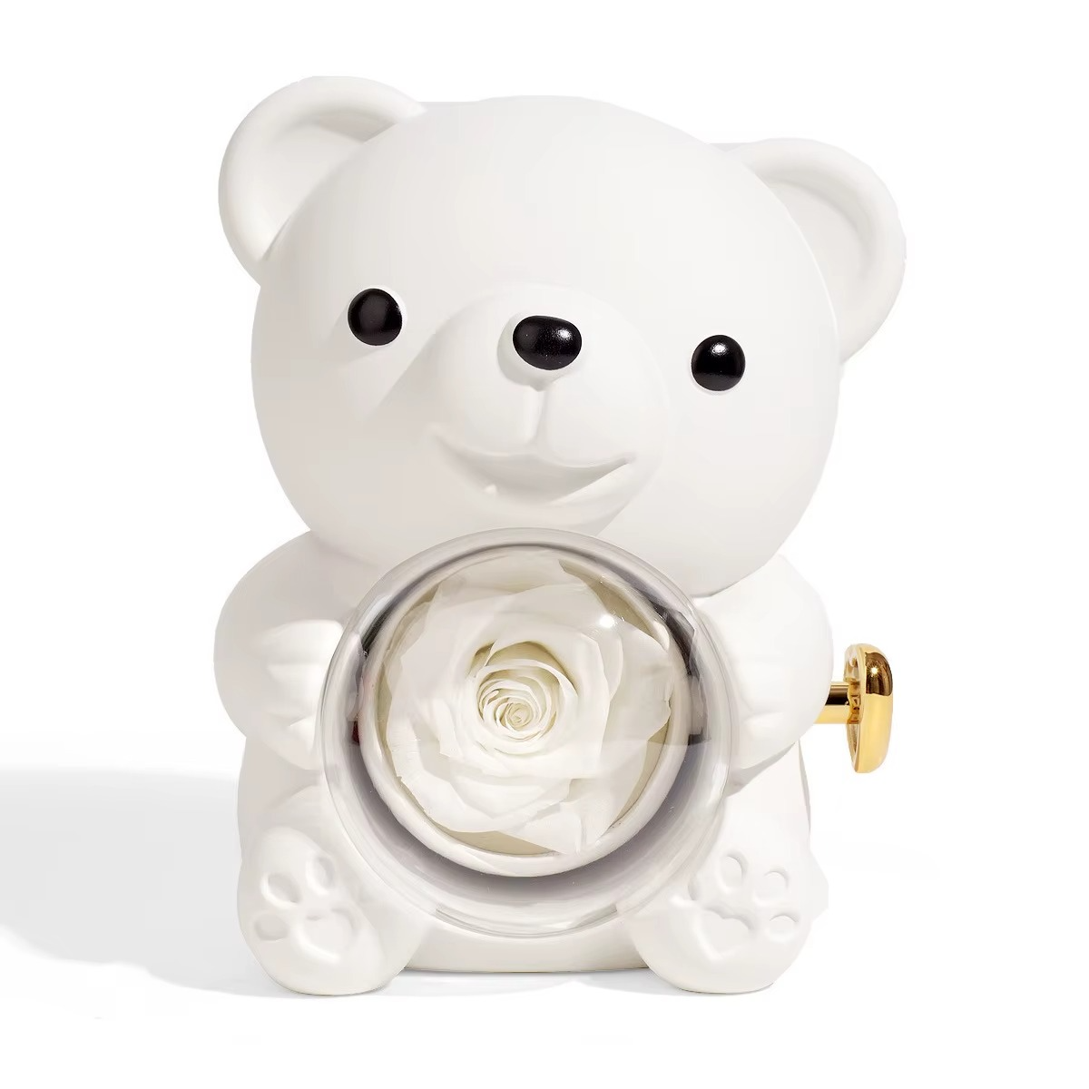 Sylvie Jewels Eternal Pink Bear with necklace