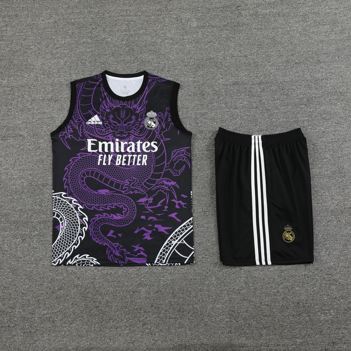 Completo viola con drago da allenamento del Real Madrid 2024/25