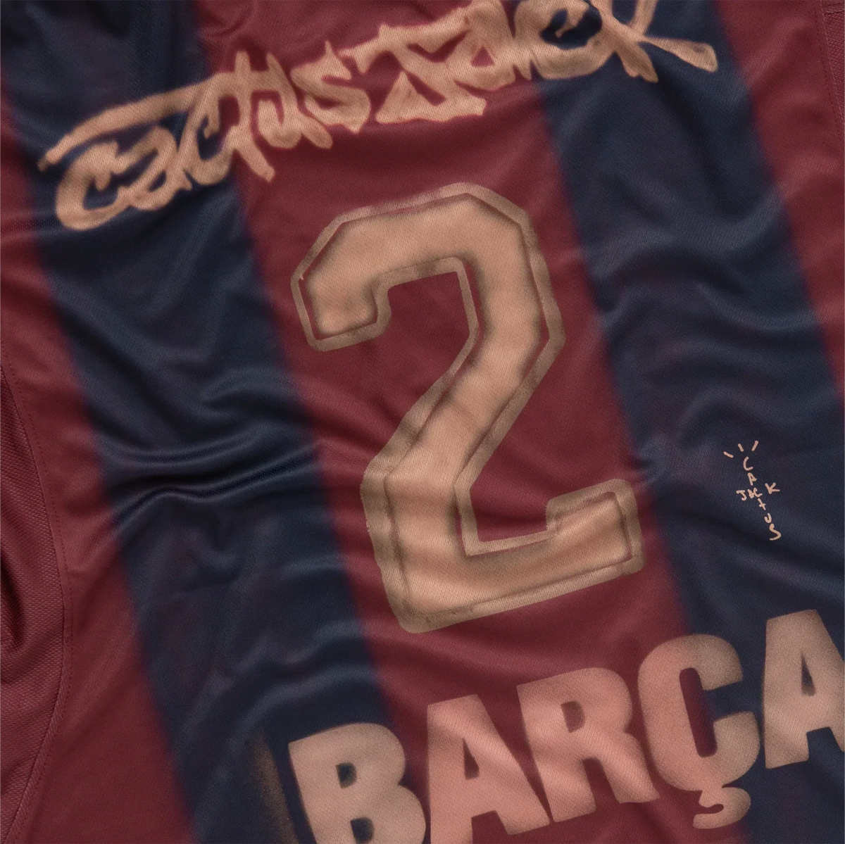 MAILLOT RÉTRO DE BARCELONE « CACTUS JACK » ÉDITION SPÉCIALE « SKELETON » 2000/01