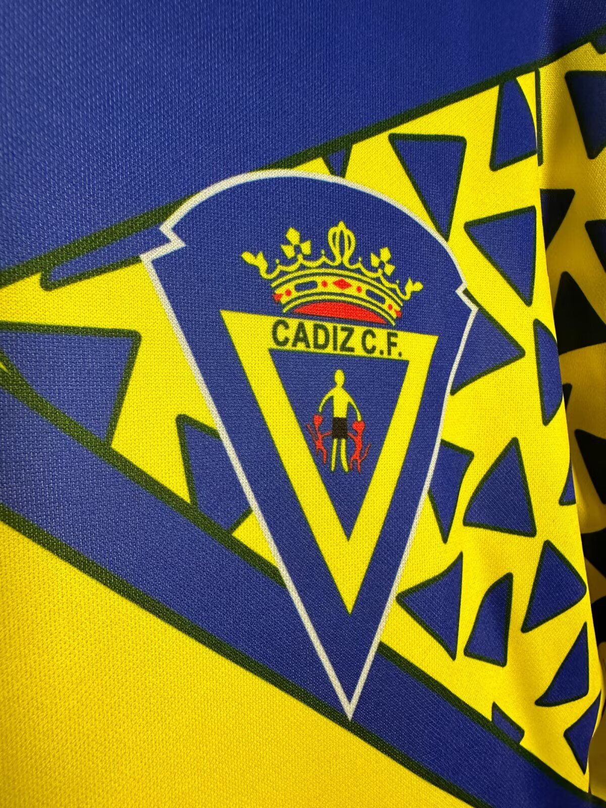 Maillot domicile du Cádiz CF - 1991-1992