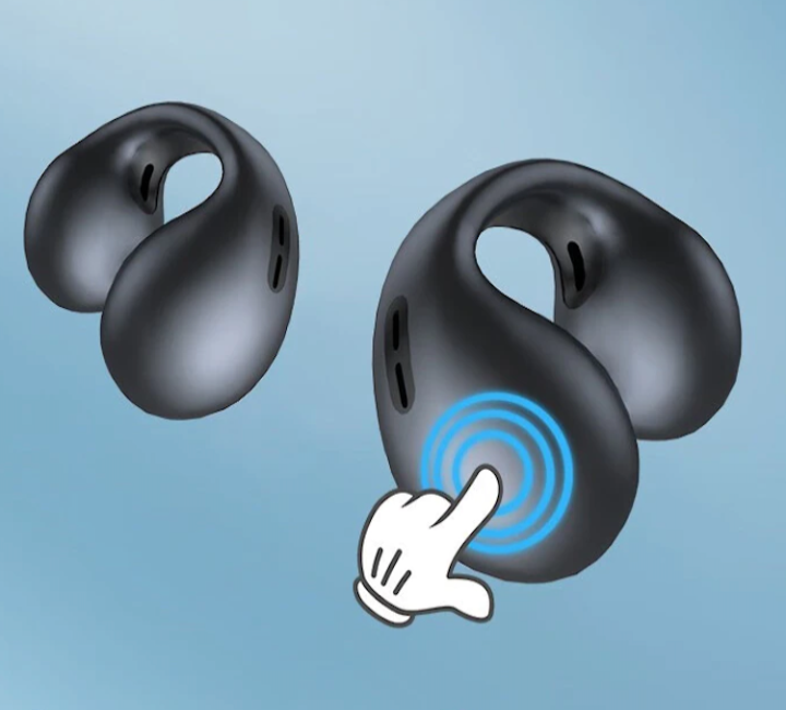 The “EarKlip” Wireless Ear Clip Bone Conduction Headphones