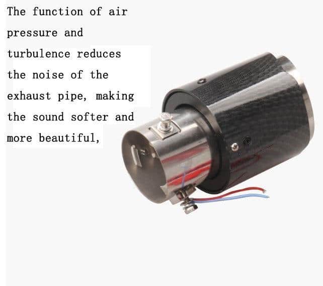 Automobile flame tail pipe
