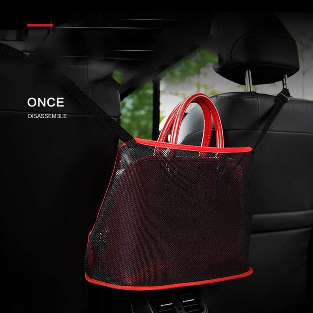 Premium Car Seat Storage Bag & Net