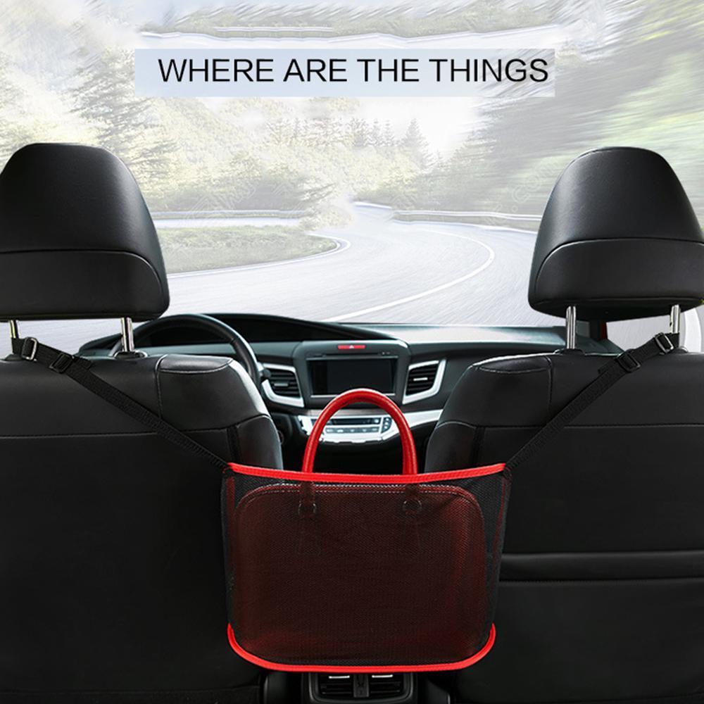 Premium Car Seat Storage Bag & Net