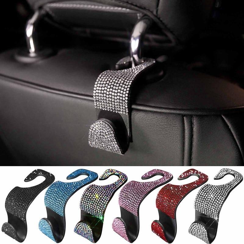 Car Backseat Diamond Hooks