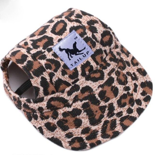 Cap with ear holes for dog