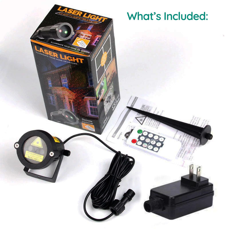 Outdoor Christmas Laser Light Projector — Festive Home Decor