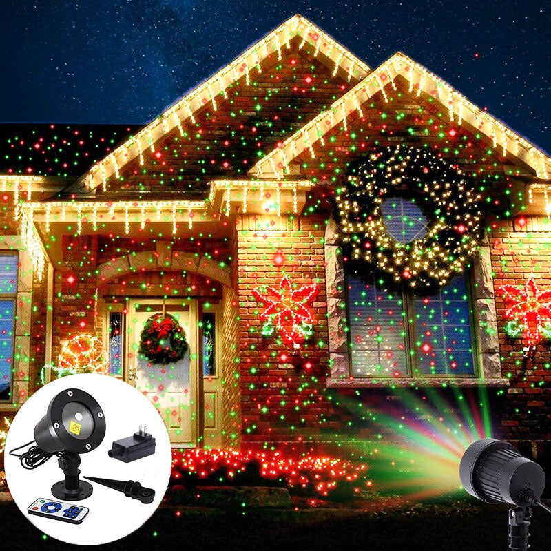 Outdoor Christmas Laser Light Projector — Festive Home Decor