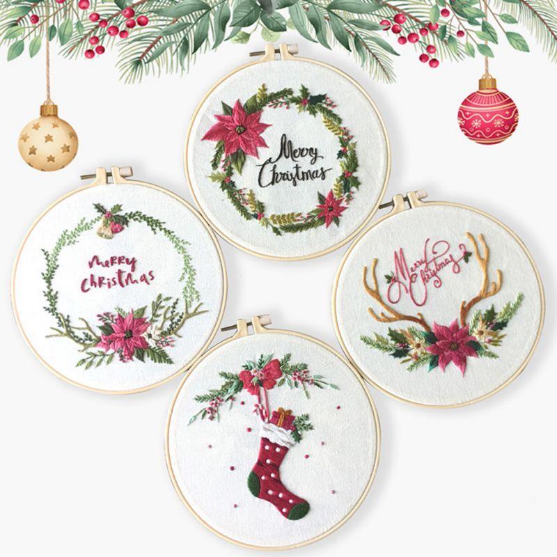 Christmas Embroidery Set