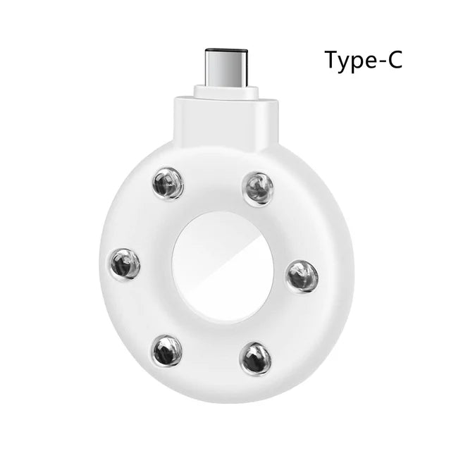 USB-C Anti Candid Camera Detector For Outdoor Travel Hotel Rental Anti-Theft Camera LED IR Alarm Hidden Camera Detector