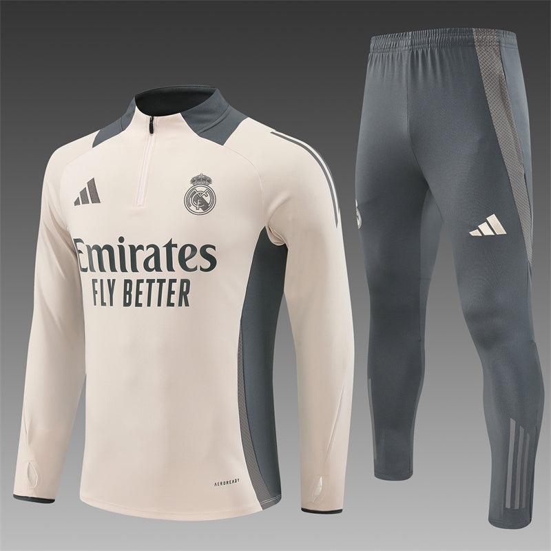 Crèmekleurig trainingspak Real Madrid
