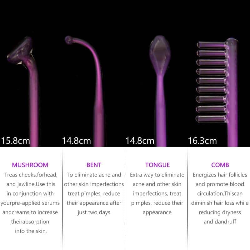 High Frequency Electrotherapy Facial Device