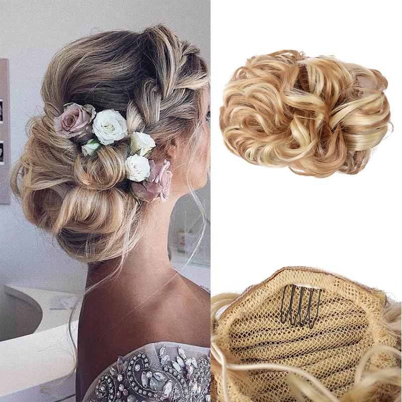 Curly Bun Comb Clip