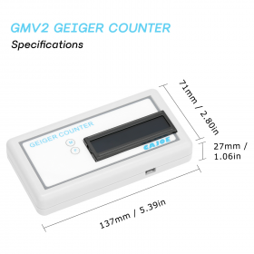 Portable digital Geiger counter
