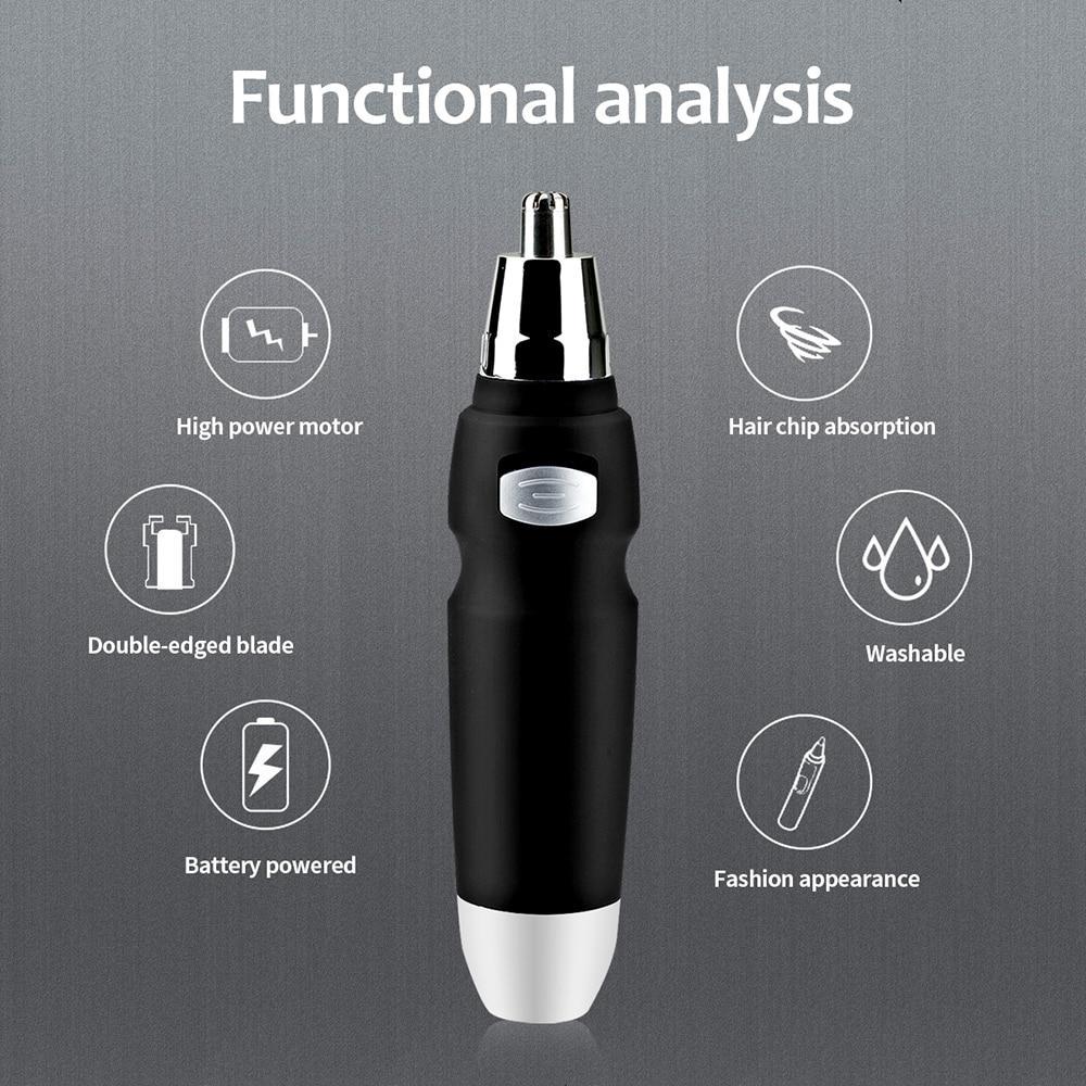 Ear & Nose Hair Trimmer Clipper for Facial Hair