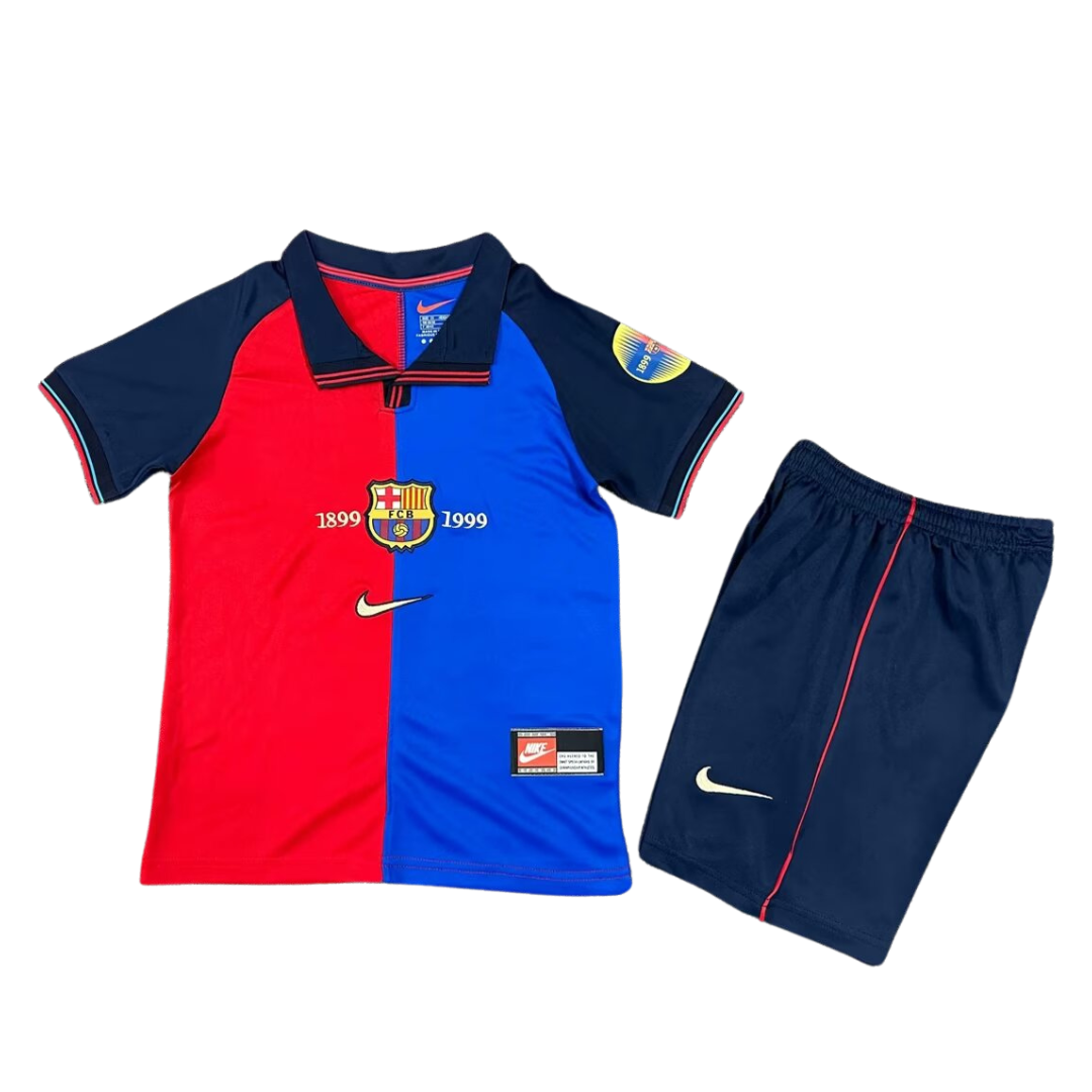 Maillot domicile du FC Barcelone - 1899-1999 - ENSEMBLE ENFANT