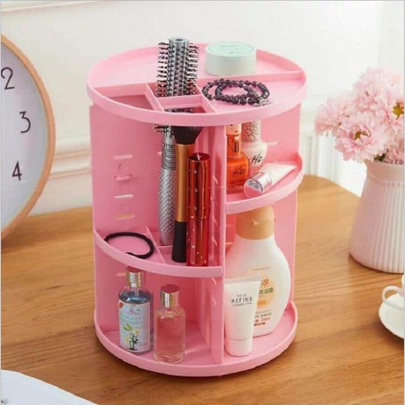 360 Rotating Makeup Organizer Storage