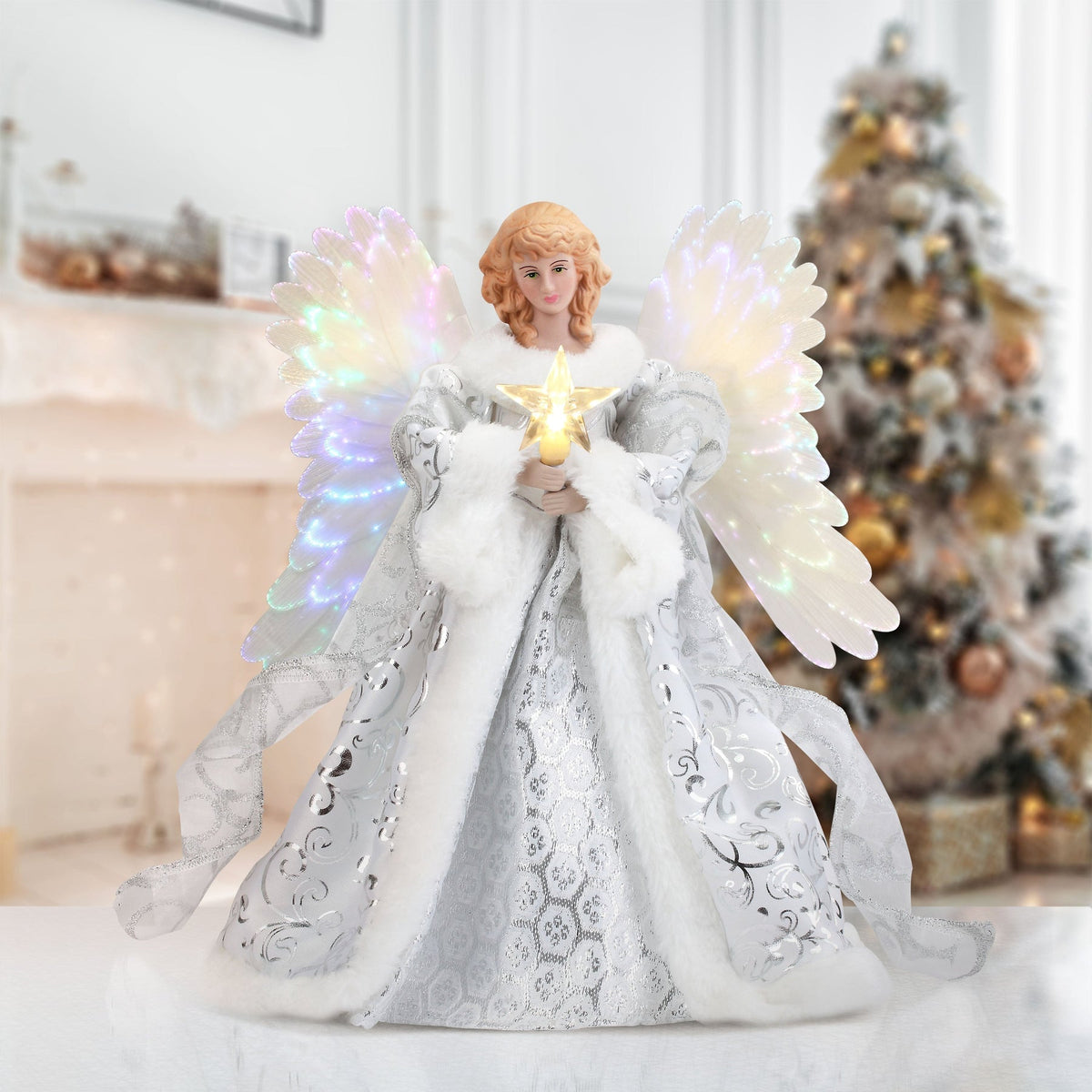 Animated tree topper – heavenly angel | Filindra