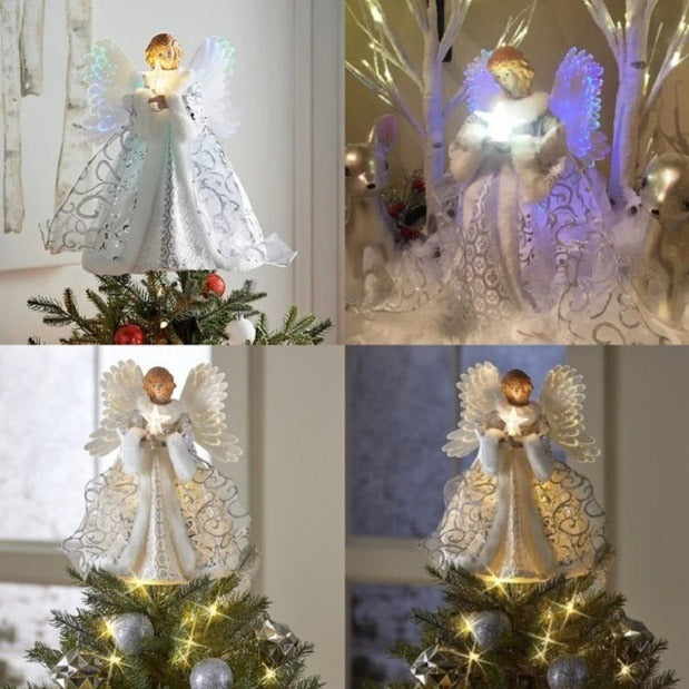 Animated tree topper – heavenly angel | Filindra