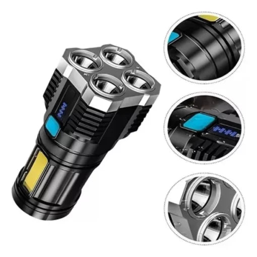 ForceFlash Pro Waterproof rechargeable flashlight