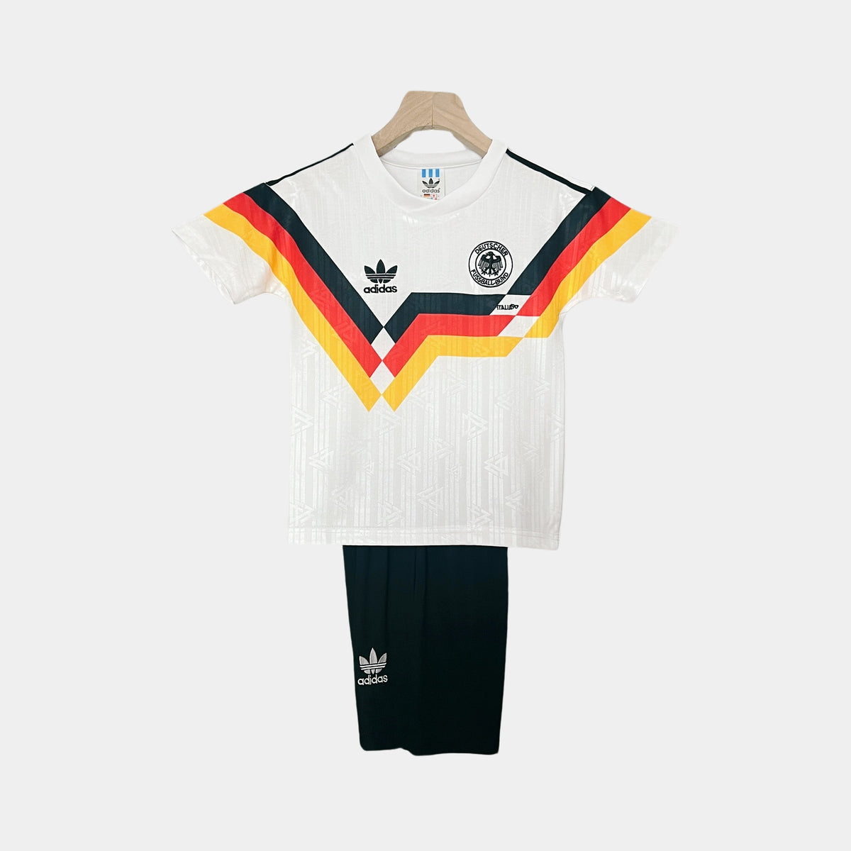 Kit rétro bambini Germania Coppa del Mondo 1990 Casa