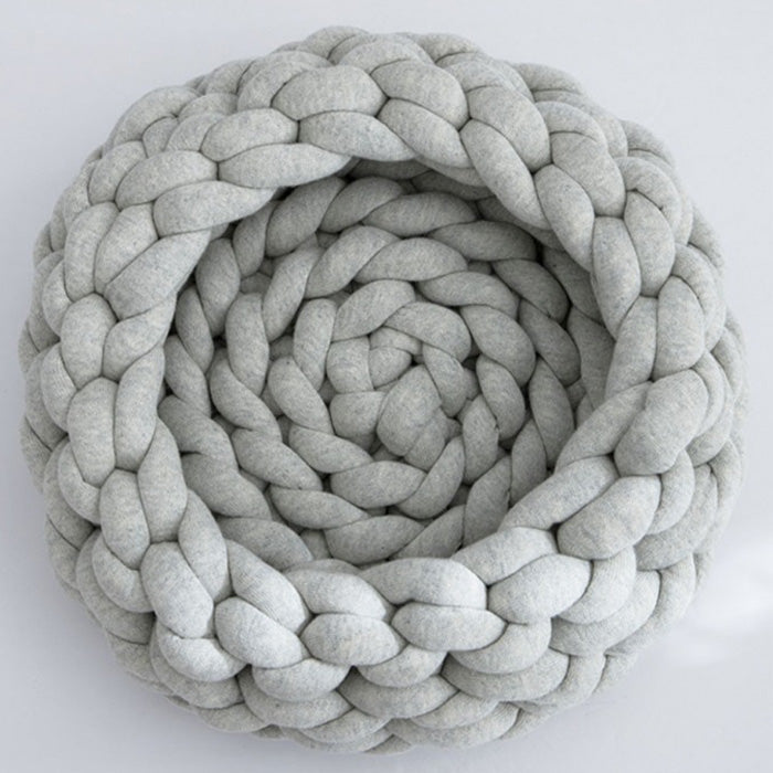 The Chonker Bed – Handwoven Cotton Cat Bed