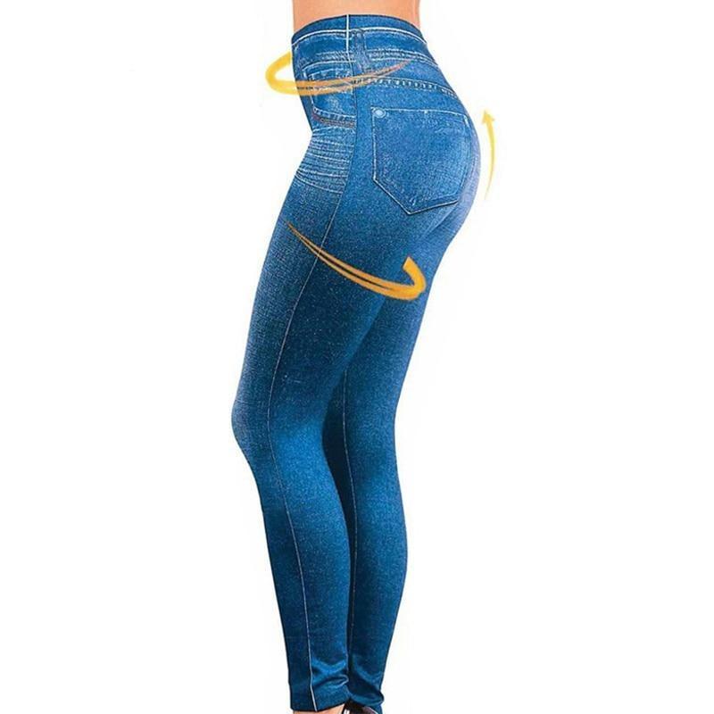 Thermal Fleece Denim Jeggings