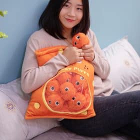 Cheesy-puffs pillow Bag of plush toys for children