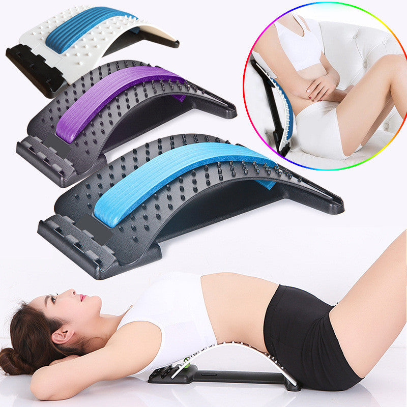 Self-therapy stretcher, back massage, spine correction