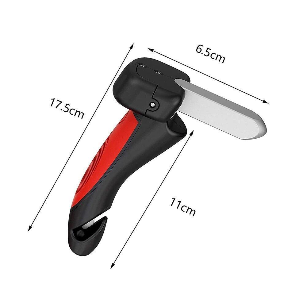 Cane support handle for car