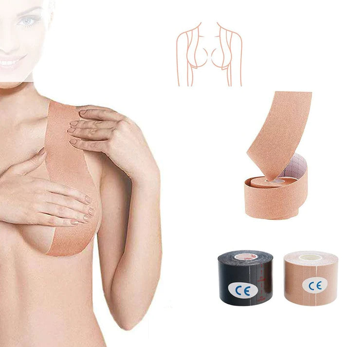 Bande adhésive pour soutien-gorge invisible – boobtape