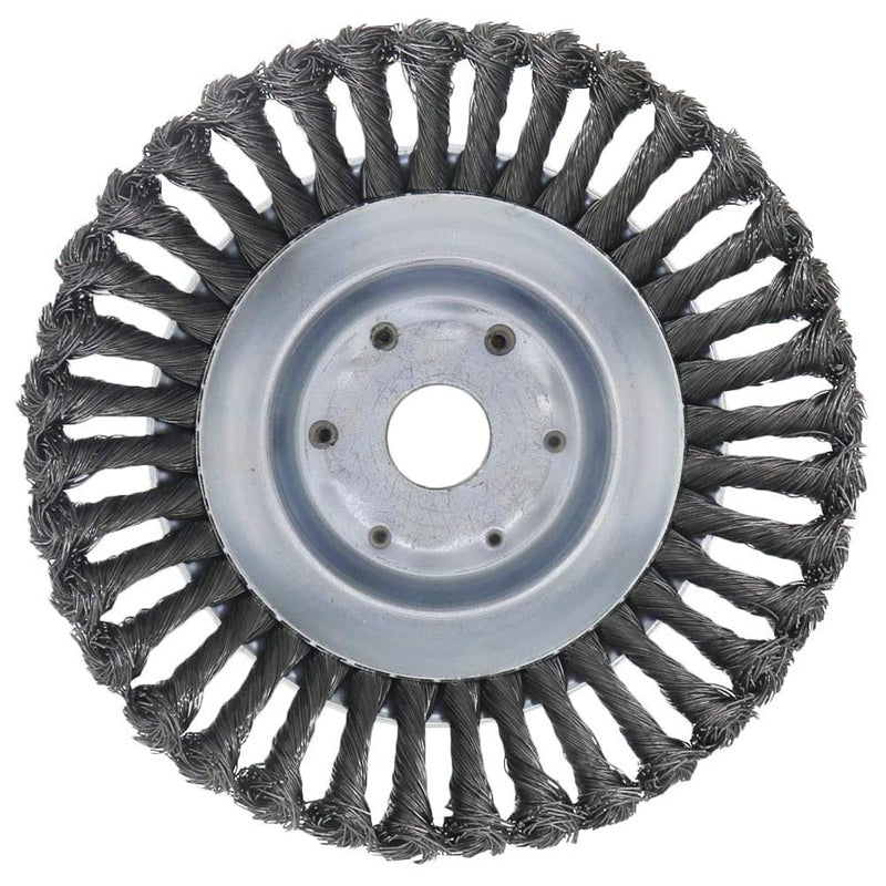 Wire brush cutter head