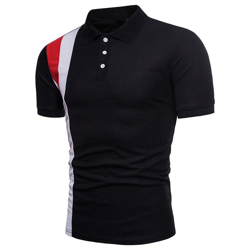 Men’s tricolor polo shirt