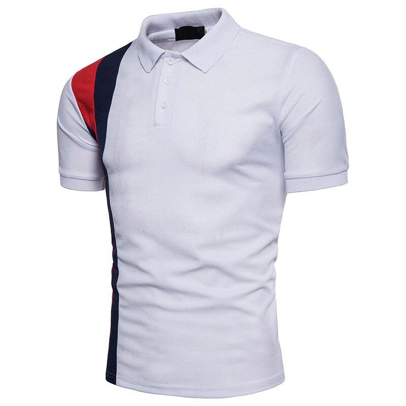Men’s tricolor polo shirt