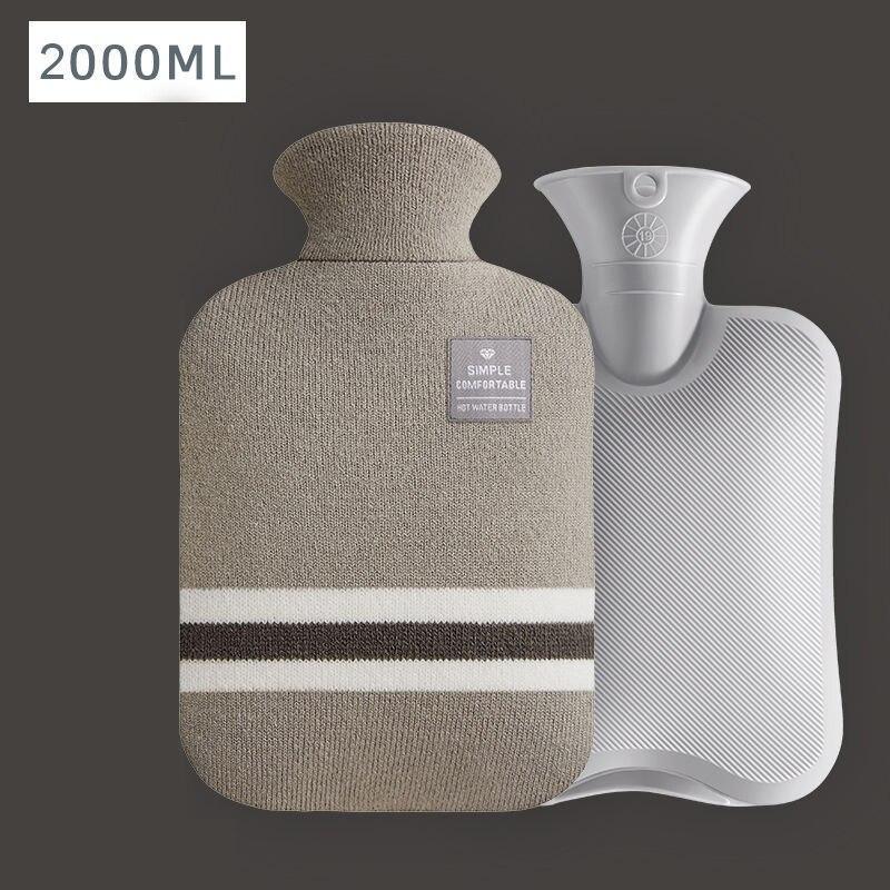 2l pvc hot water bottle with cover