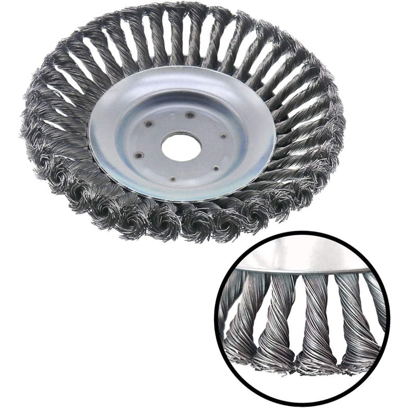 Wire brush cutter head
