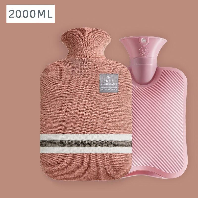 2l pvc hot water bottle with cover