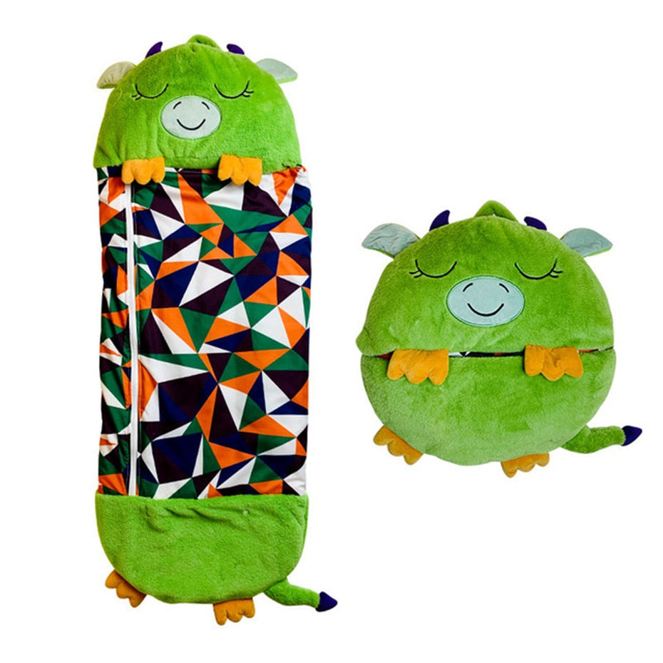 Children’s sleeping bag – Pillow 2 in 1 animal, plush pillow