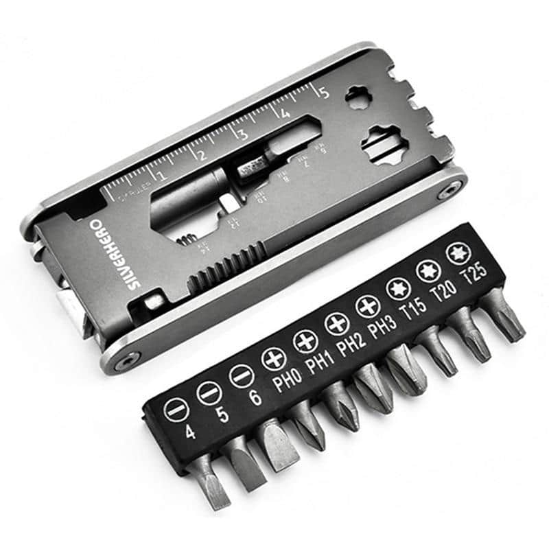Folding Stainless Steel 15 in 1 Multi-Function Tool