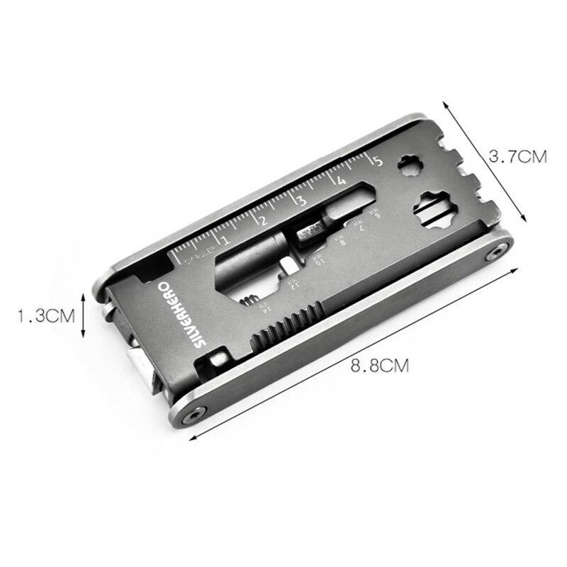 Folding Stainless Steel 15 in 1 Multi-Function Tool