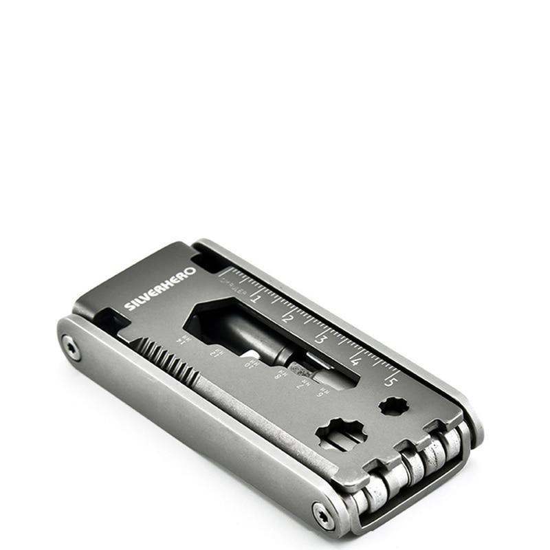 Folding Stainless Steel 15 in 1 Multi-Function Tool