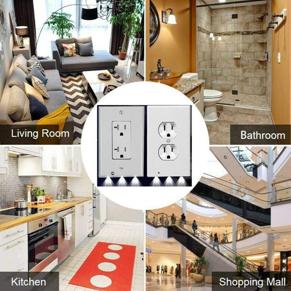 Outlet Wall Plate LED Night Light (5 pcs)