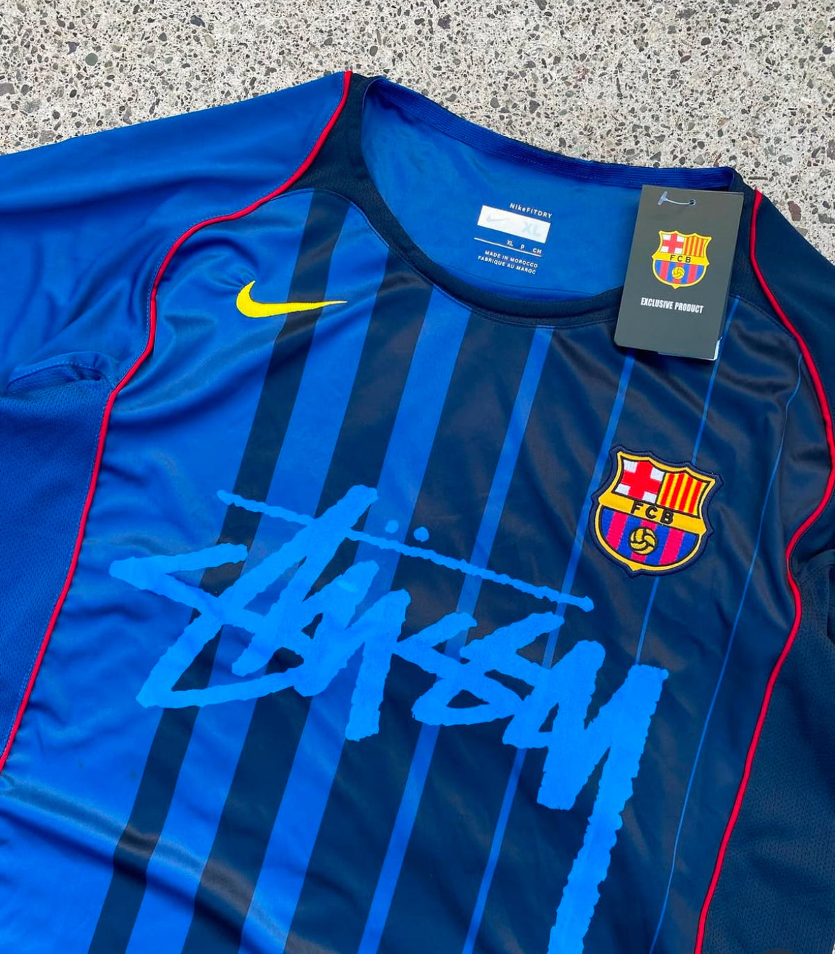FC Barcelona x Stüssy Limited Edition shirt