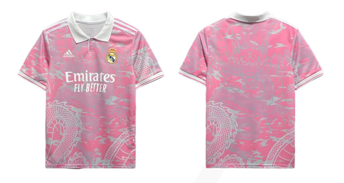 Real Madrid Pink Dragon Jersey
