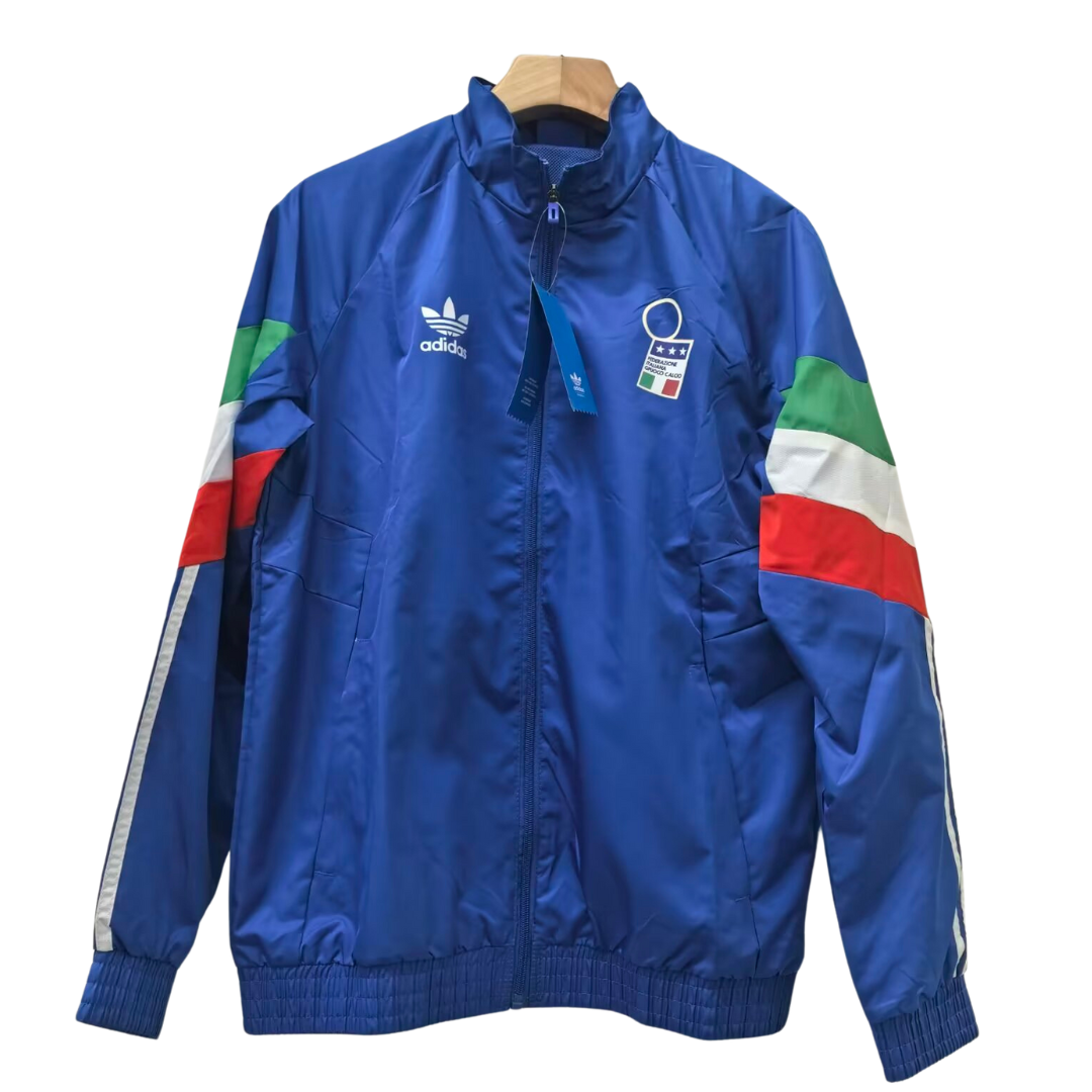 Giacca a vento retrò dell'Italia - Blu