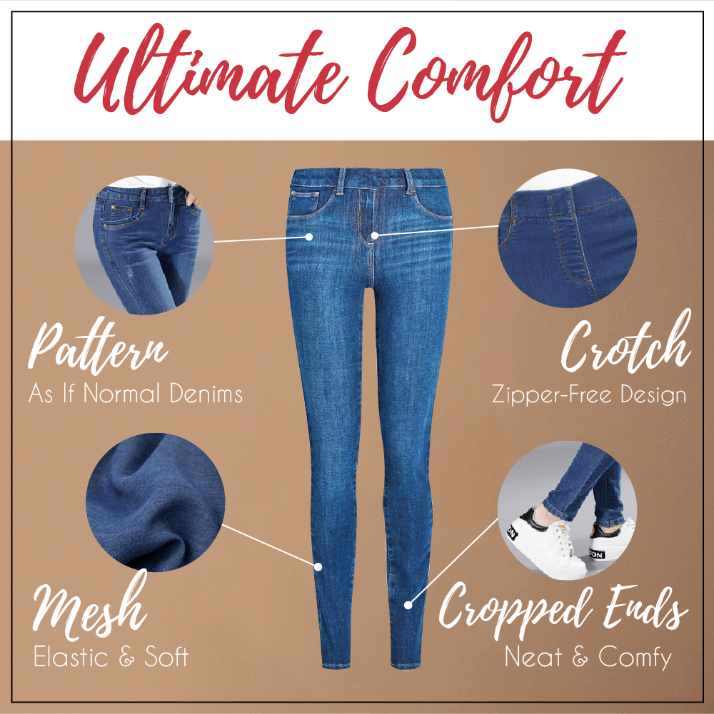 CHONA™ Imitation Denim Seamless Sculpting Legging